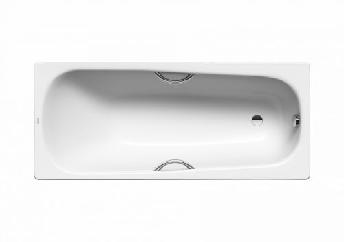 Стальная ванна Kaldewei SANIFORM PLUS STAR Mod. 333, 1600*750*410, alpine white, без ножек, с отверстиями для ручек в Кореновске