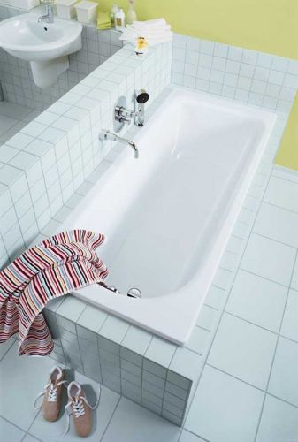 Kaldewei SANIFORM PLUS Стальная ванна Mod.375-1 180*80*41, alpine white, без ножек в Кореновске