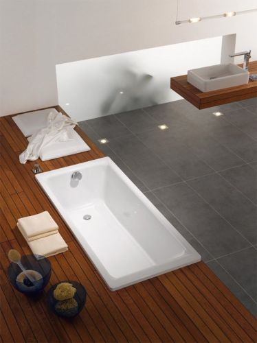 Стальная ванна Kaldewei SANIFORM PLUS Mod.371-1, размер 1700*730*410, Easy clean, alpine white, без ножек в Кореновске