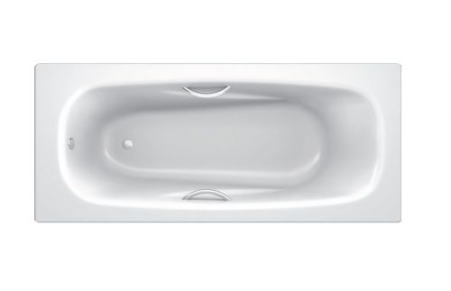 BLB UNIVERSAL ANATOMICA HG Стальная ванна 170*75, с отверстиями для ручек, белая в Кореновске