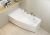Cersanit VIRGO MAX Асимметричная акриловая ванна 160x90, правосторонняя, без ножек, белая в Кореновске